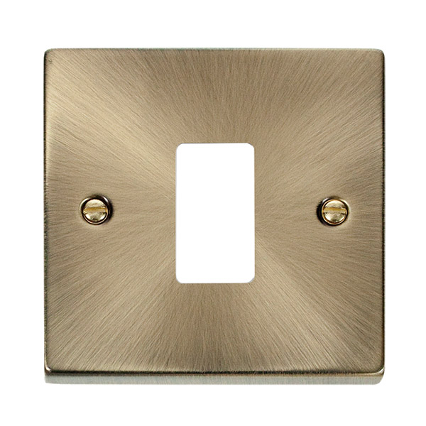 Click VPAB20401 Deco Frontplate 1G AB
