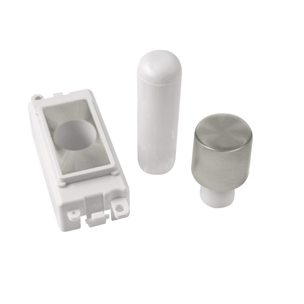 Click GM050PWSC Dimmer 1 Module Whi/S/Ch
