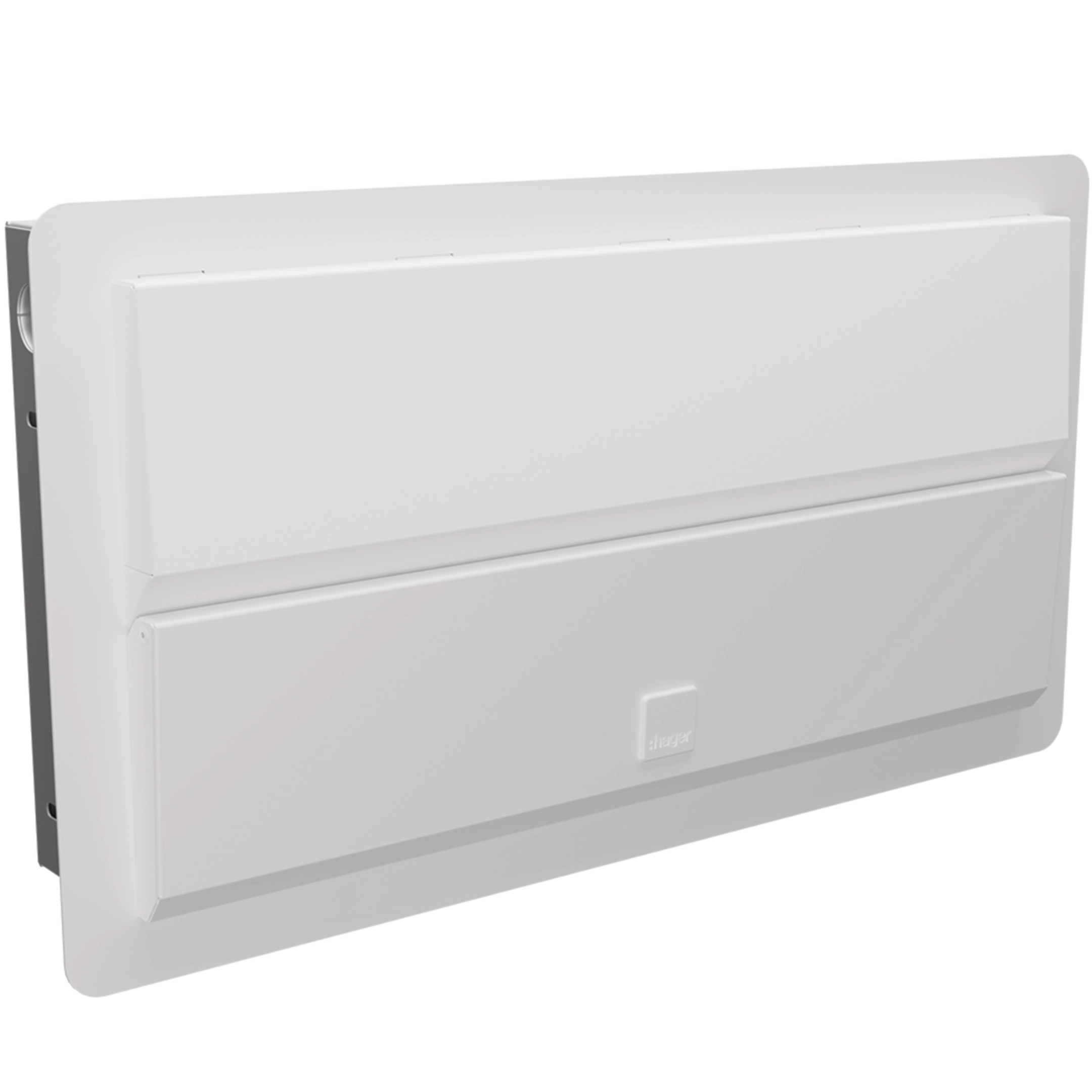 Hager Evo 13 Usable Flush Consumer Unit C/W Surge & 100A Main Switch