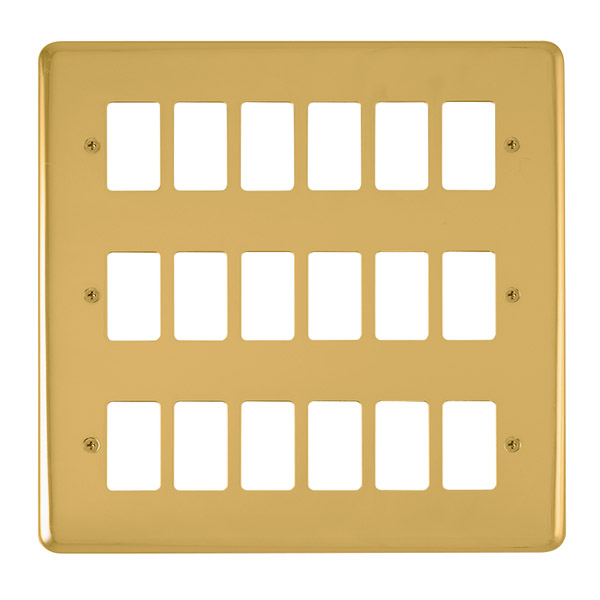 Click DPBR20518 Deco Plus Frontplate 18G