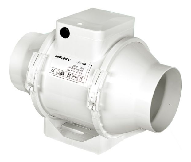 Airflow AV100T Aventa Inline Timer Fan 4