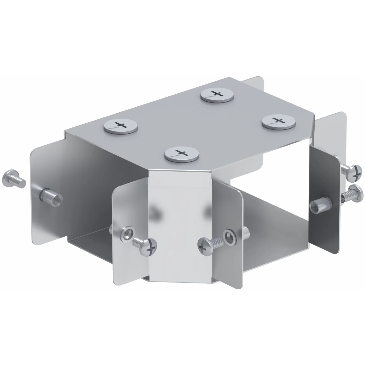 Metpro 150x150 Galv Flat Top Lid Tee