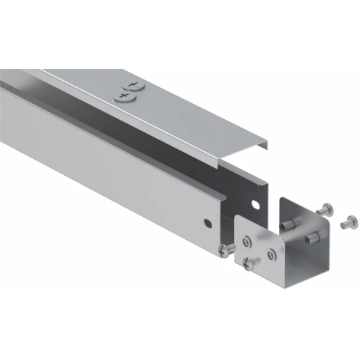 Metpro 100x100mm Galv Trunking c/w Lid & Coupler