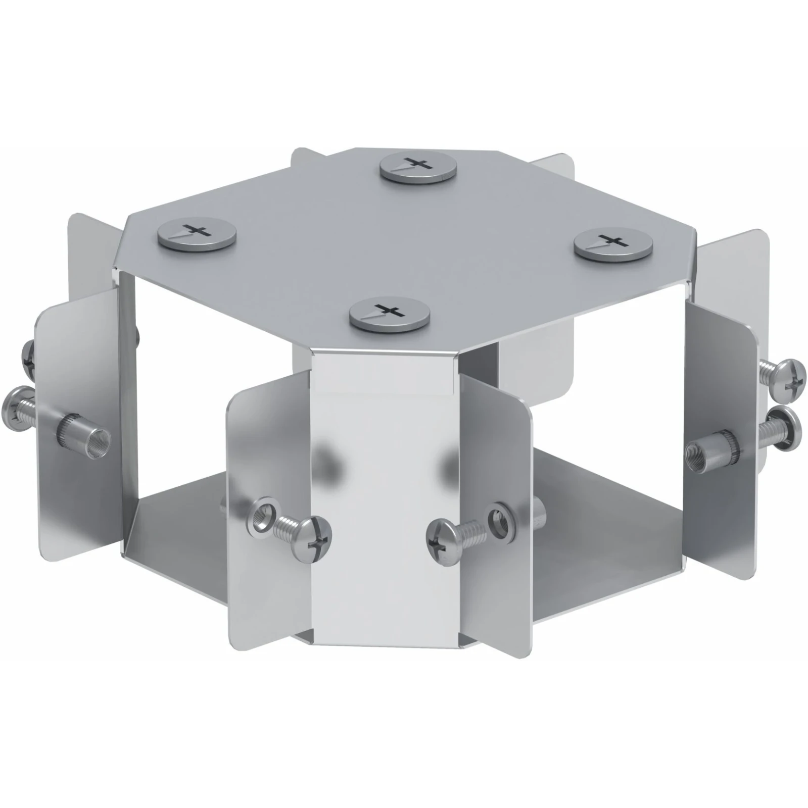 Metpro 75x75 Galv 4 Way Cross-over 