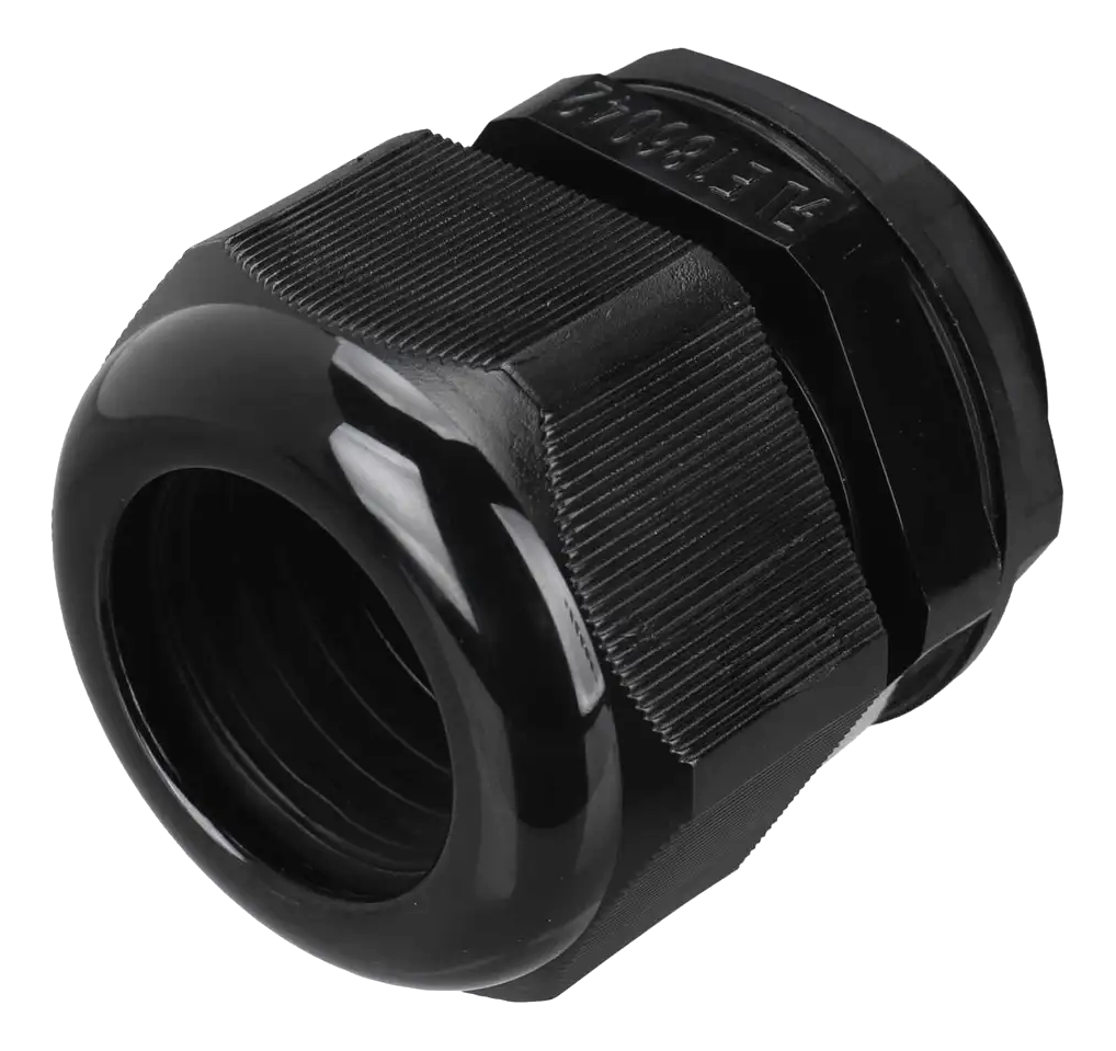 Compression Cable Gland 40mm Black 25-32mm