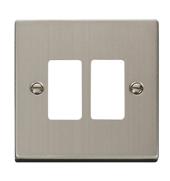 Click VPSS20402 Deco Frontplate 2G S/S