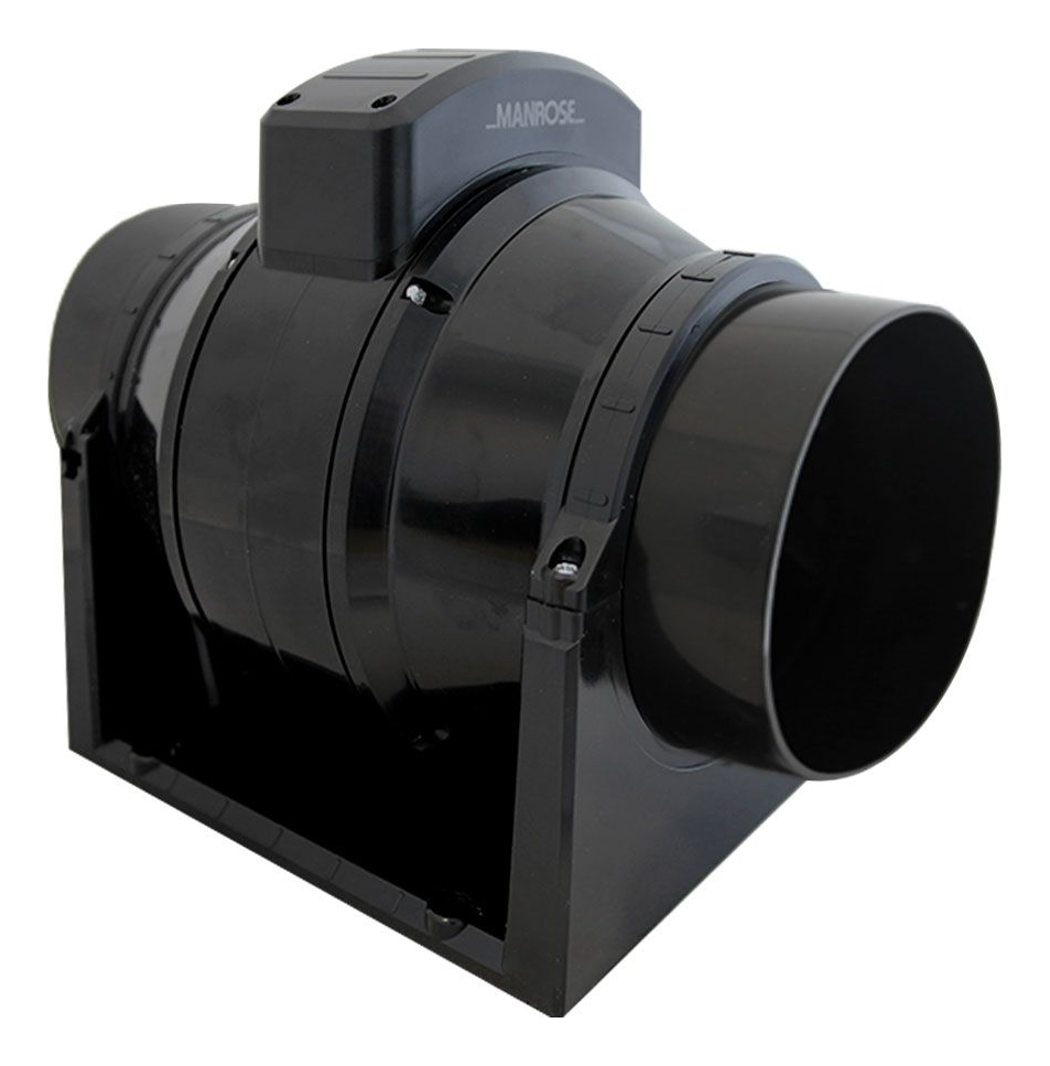 Manrose 150mm Inline Mix-Flo Fan & Timer 500m³/Hr 138 l/s