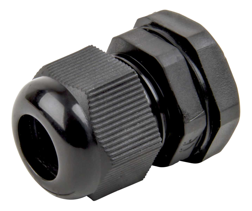 Compression Cable Gland 20mm Black 6-12mm