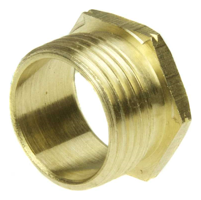 Male Bush Short 20mm Brass